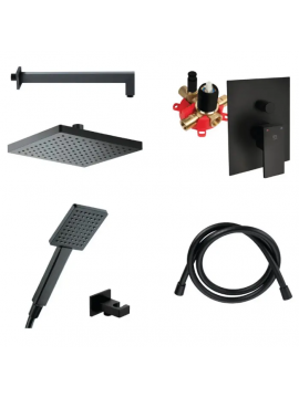 HERZ SQ ugradni set Duo 00364B crni